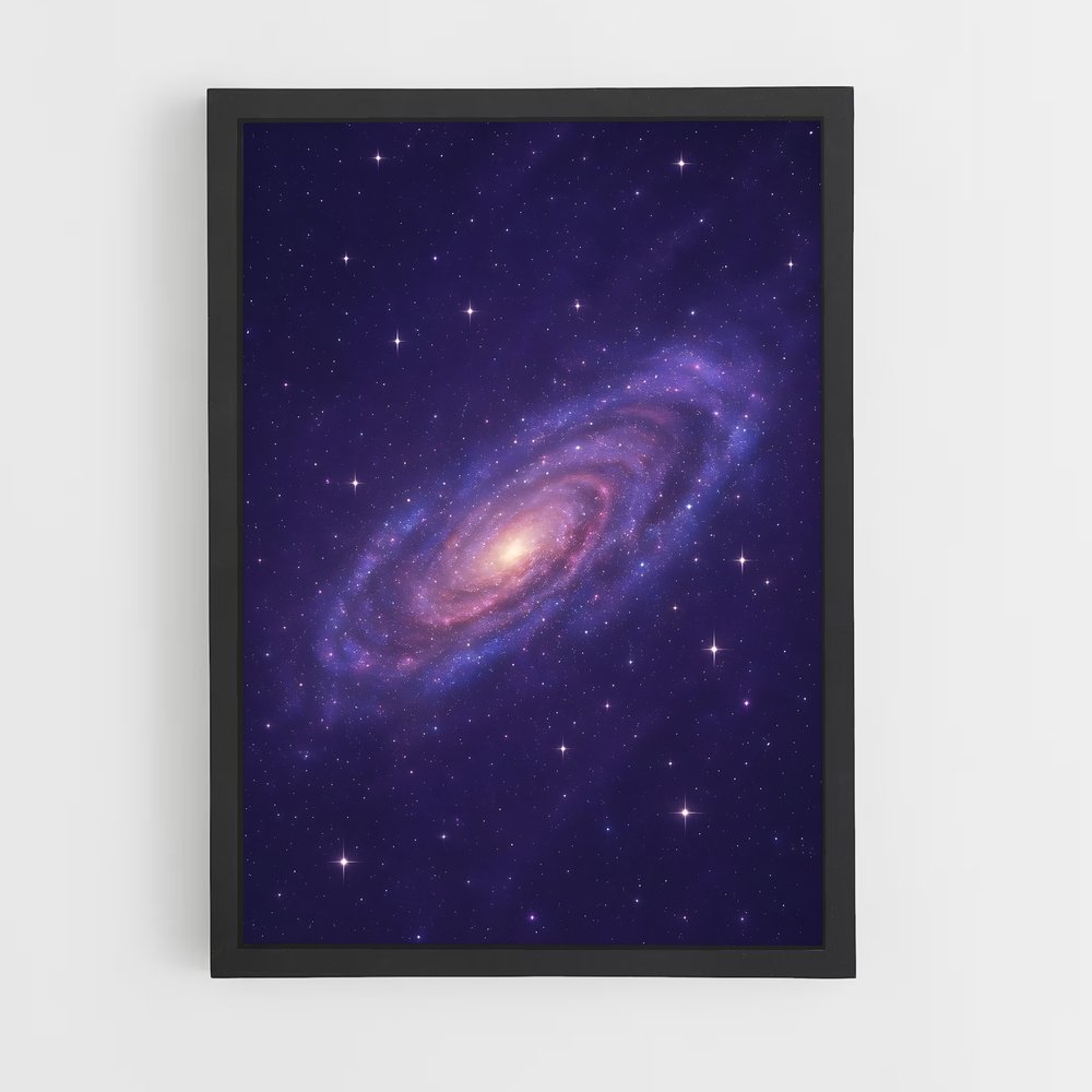 Poster magnifique galaxie d'Andromède (vue 2)